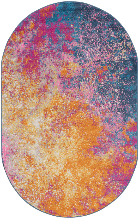 Nourison Rugs Nourison Home   Modern 5' X 8' Oval    - 099446060662