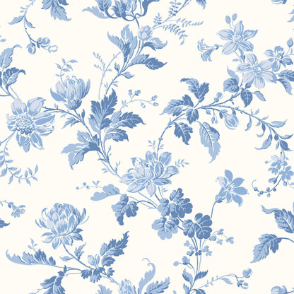 SCHUMACHER  Borastapeter BLOMSLINGA   BLUE , WHITE   - 6146