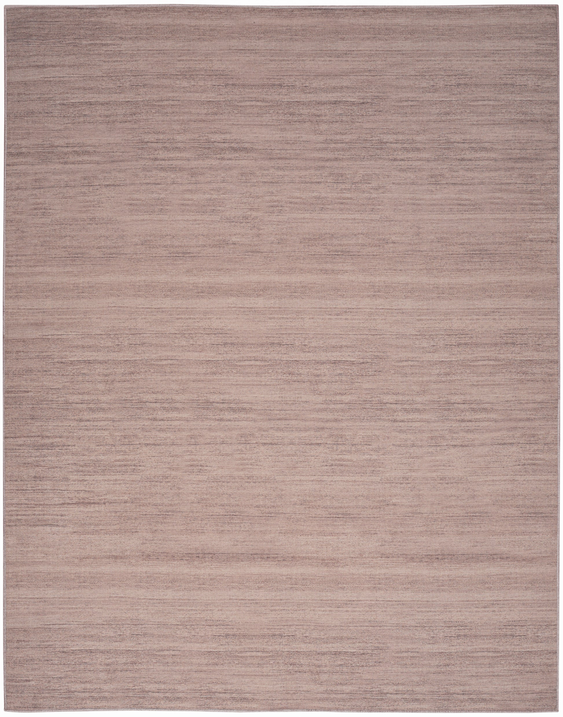 Rectangular dusty-rose rug with subtle heathered texture for modern living spaces.