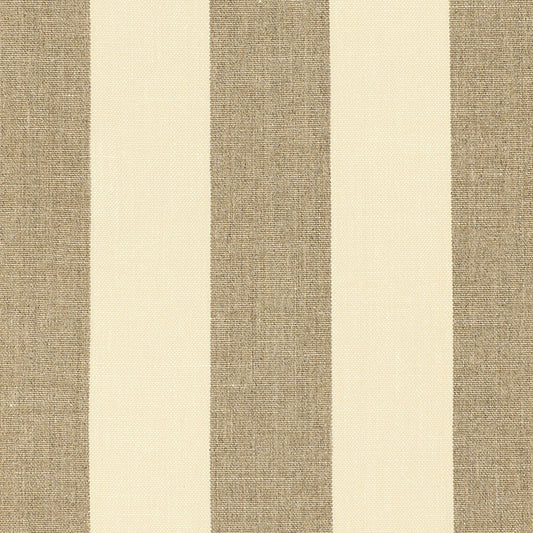 SCHUMACHER  NATURALS/PLAINS KERRY LINEN STRIPE PATTERN WOVENS PATTERN WOVENS NATURAL   - 62050
