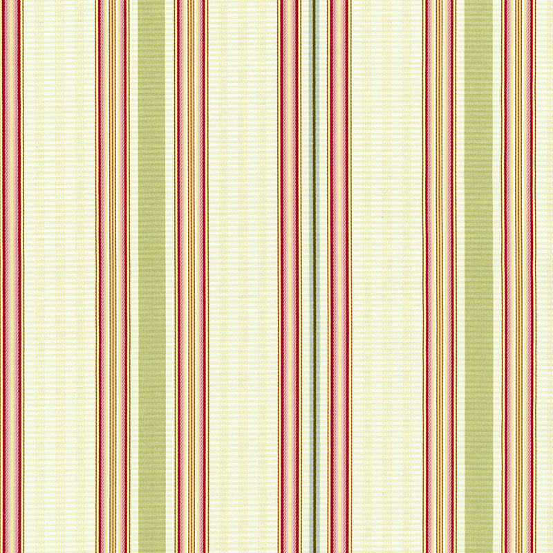 SCHUMACHER  CHROMA BIELLA SILK STRIPE SILKS & SATIN SILKS & SATIN BERRY   - 62181