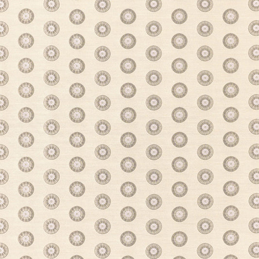 SCHUMACHER  Collection Name TBA - 62240 SHIBORI CIRCLE PATTERN WOVENS PATTERN WOVENS ERMINE   - 62242