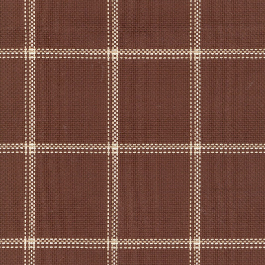 SCHUMACHER  BY NATURE WOODLAND PLAID PATTERN WOVENS PATTERN WOVENS BARK   - 62413