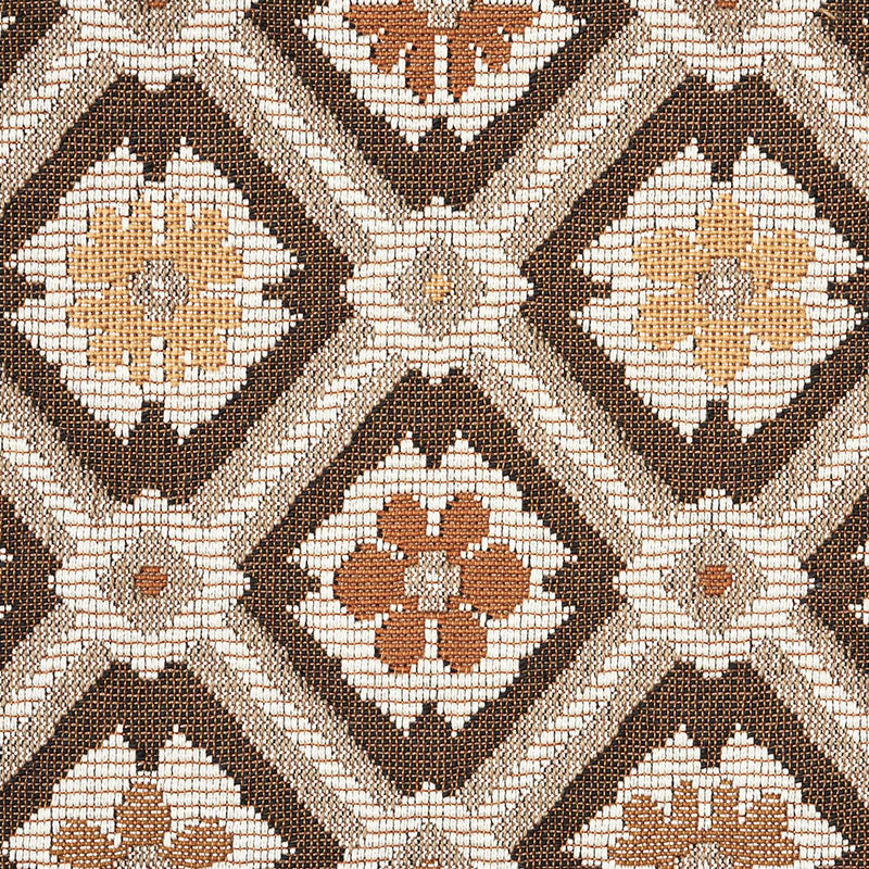 SCHUMACHER  CLASSIC WOVENS SAVONNERIE TAPESTRY HIGH PERFORMANCE,PATTERN WOVENS HIGH PERFORMANCE,PATTERN WOVENS BROWN   - 62494