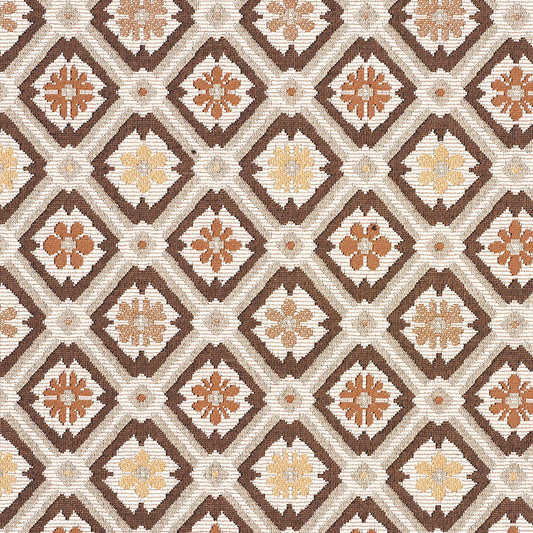 SCHUMACHER  CLASSIC WOVENS SAVONNERIE TAPESTRY HIGH PERFORMANCE,PATTERN WOVENS HIGH PERFORMANCE,PATTERN WOVENS BROWN   - 62494