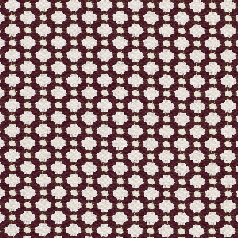 SCHUMACHER  ESSENTIALS: SMALL-SCALE UPHOLSTERY BETWIXT PATTERNED WOVENS PATTERNED WOVENS BEAR/IVORY   - 62611