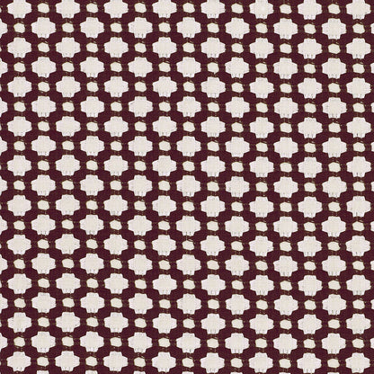 SCHUMACHER  ESSENTIALS: SMALL-SCALE UPHOLSTERY BETWIXT PATTERNED WOVENS PATTERNED WOVENS BEAR/IVORY   - 62611