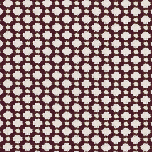 SCHUMACHER  ESSENTIALS: SMALL-SCALE UPHOLSTERY BETWIXT PATTERNED WOVENS PATTERNED WOVENS BEAR/IVORY   - 62611