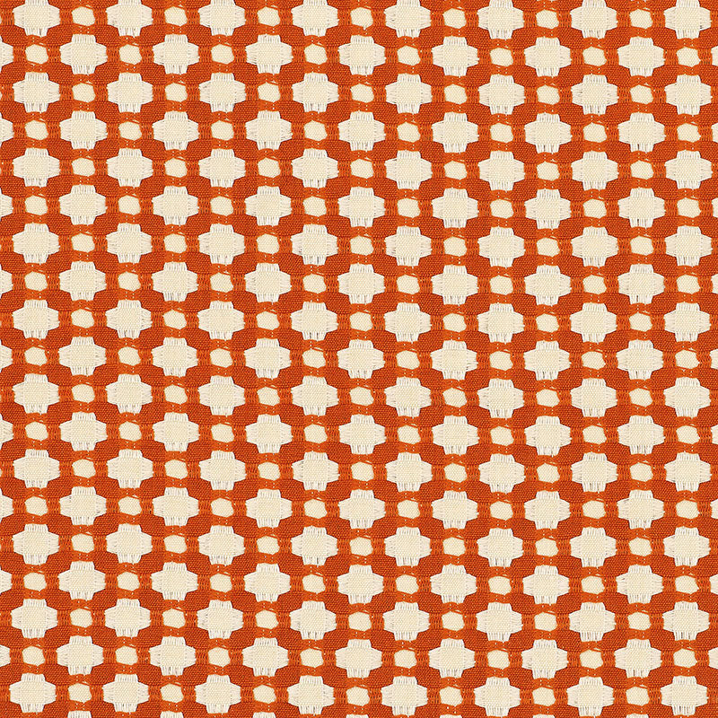 SCHUMACHER  ESSENTIALS: SMALL-SCALE UPHOLSTERY BETWIXT PATTERNED WOVENS PATTERNED WOVENS SPARK/IVORY   - 62612