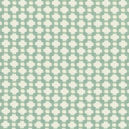 SCHUMACHER  ESSENTIALS: SMALL-SCALE UPHOLSTERY BETWIXT PATTERNED WOVENS PATTERNED WOVENS WATER/IVORY   - 62615