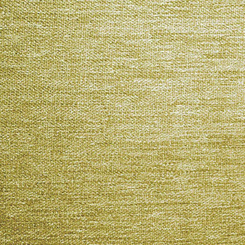 Close-up of metallic gold velvet fabric texture with shimmering plush surface for upholstery or decor