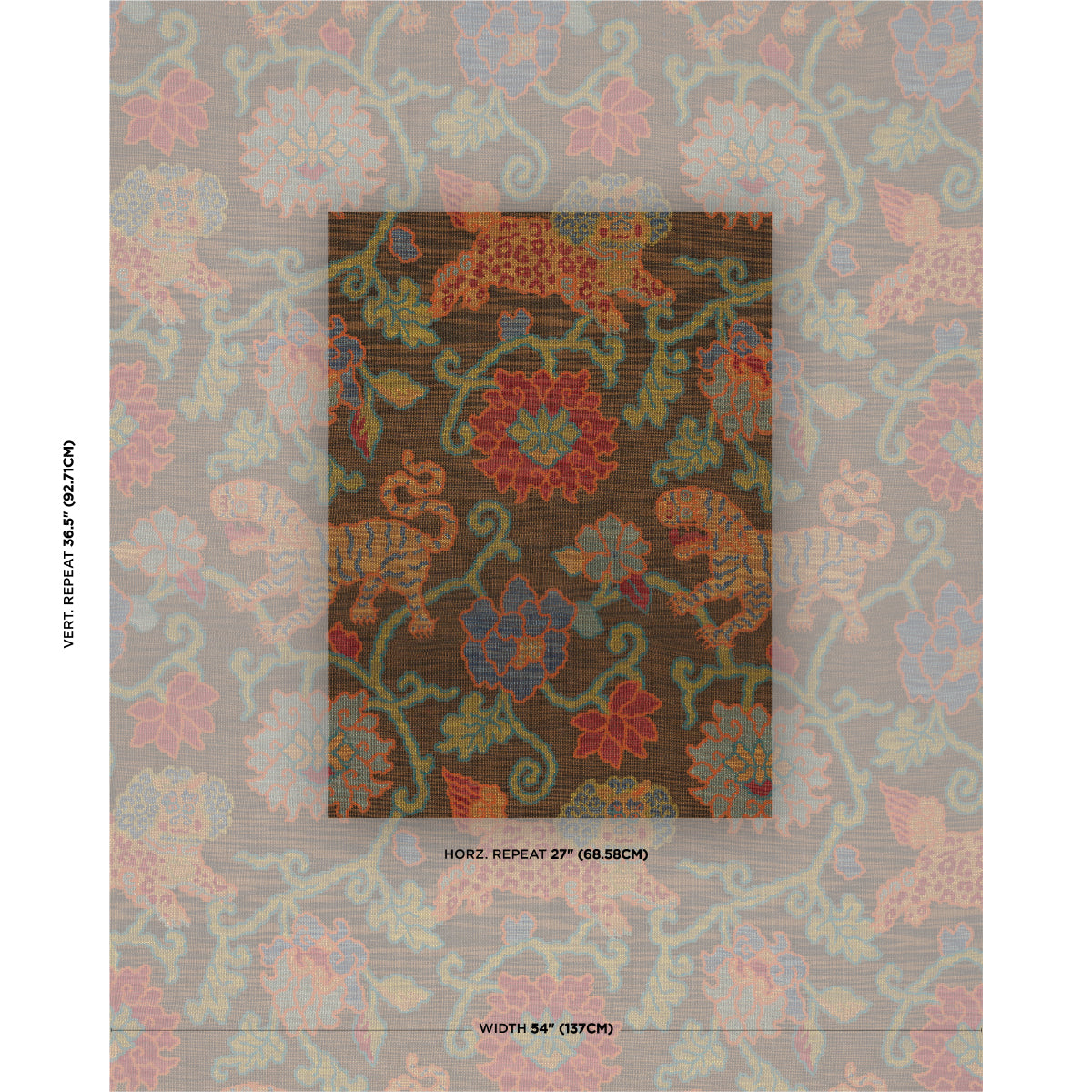 SCHUMACHER  SCHUMACHER CLASSICS KHOTAN WEAVE PATTERN WOVENS PATTERN WOVENS SABLE   - 62680