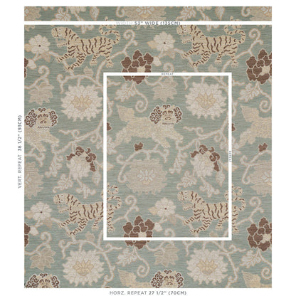 SCHUMACHER  SCHUMACHER CLASSICS KHOTAN WEAVE PATTERN WOVENS PATTERN WOVENS MINERAL   - 62681