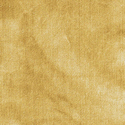 Gold velvet-textured fabric with a soft brushed surface and subtle pattern.