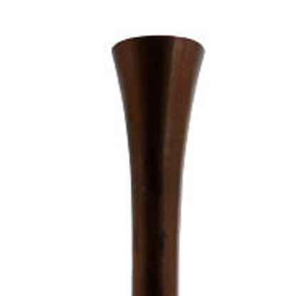 50" Burnished Brown Aluminum Floor Vase
