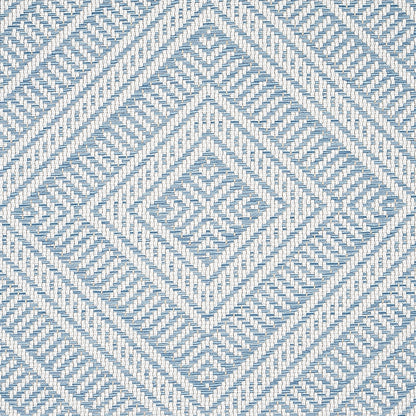 SCHUMACHER  THE GOOD LIFE INDOOR/OUTDOOR TORTOLA INDOOR/OUTDOOR PATTERN WOVEN,HIGH PERFORMANCE,INDOOR & OUTDOOR PATTERN WOVEN,HIGH PERFORMANCE,INDOOR & OUTDOOR SKY   - 62845
