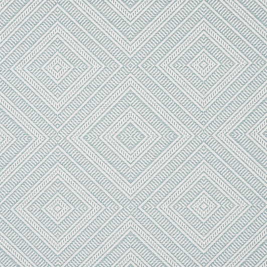 SCHUMACHER  THE GOOD LIFE INDOOR/OUTDOOR TORTOLA INDOOR/OUTDOOR PATTERN WOVEN,HIGH PERFORMANCE,INDOOR & OUTDOOR PATTERN WOVEN,HIGH PERFORMANCE,INDOOR & OUTDOOR AQUA   - 62846