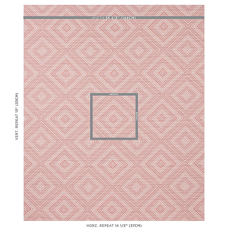 SCHUMACHER  THE GOOD LIFE INDOOR/OUTDOOR TORTOLA INDOOR/OUTDOOR PATTERN WOVEN,HIGH PERFORMANCE,INDOOR & OUTDOOR PATTERN WOVEN,HIGH PERFORMANCE,INDOOR & OUTDOOR CORAL   - 62847