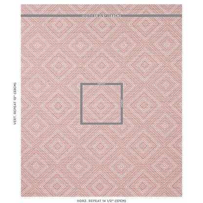 SCHUMACHER  THE GOOD LIFE INDOOR/OUTDOOR TORTOLA INDOOR/OUTDOOR PATTERN WOVEN,HIGH PERFORMANCE,INDOOR & OUTDOOR PATTERN WOVEN,HIGH PERFORMANCE,INDOOR & OUTDOOR CORAL   - 62847