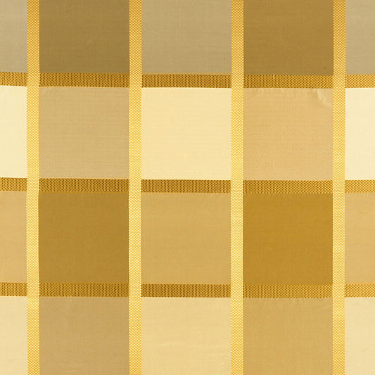 SCHUMACHER  CALYPSO NAVSARI SILK PLAID SILKS & SATIN SILKS & SATIN CREME CARAMEL   - 62851