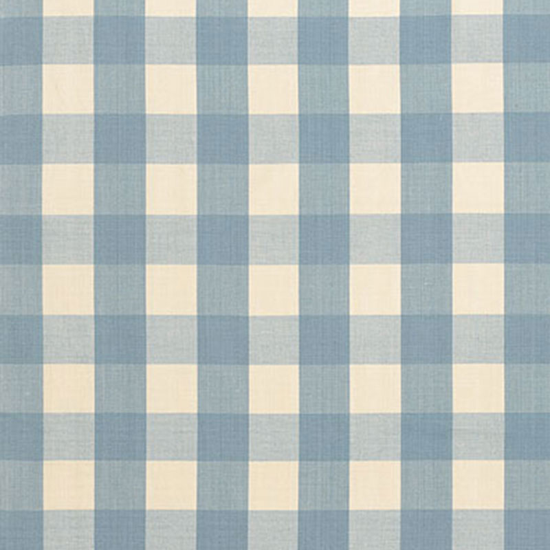 SCHUMACHER  REVISITS OF POPULAR PATTERNS CAMDEN COTTON CHECK PATTERN WOVENS PATTERN WOVENS CHAMBRAY   - 63038