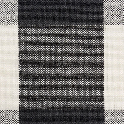 SCHUMACHER  REVISIT OF POPULAR PATTERNS CAMDEN COTTON CHECK PATTERN WOVENS PATTERN WOVENS BLACK   - 63044