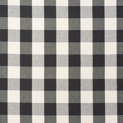 SCHUMACHER  REVISIT OF POPULAR PATTERNS CAMDEN COTTON CHECK PATTERN WOVENS PATTERN WOVENS BLACK   - 63044