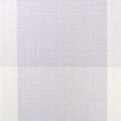 SCHUMACHER FABRIC  REVISIT OF POPULAR PATTERNS CAMDEN COTTON CHECK   LILAC   - 63046