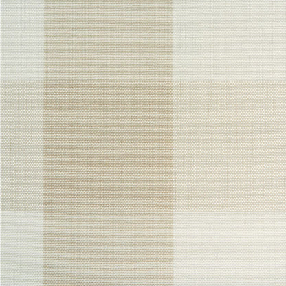 SCHUMACHER FABRIC  REVISIT OF POPULAR PATTERNS CAMDEN COTTON CHECK   NATURAL   - 63049