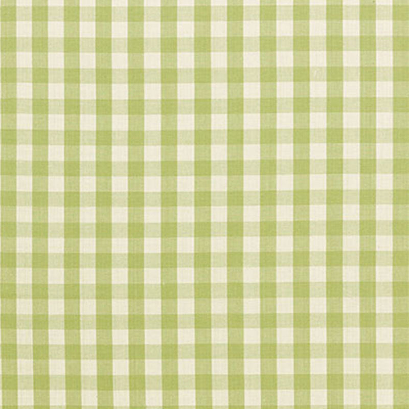 SCHUMACHER  REVISITS OF POPULAR PATTERNS ELTON COTTON CHECK PATTERN WOVENS PATTERN WOVENS SAGE   - 63056