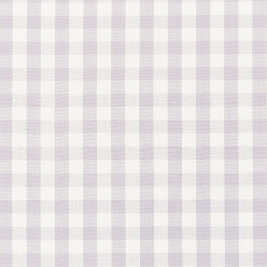 SCHUMACHER  FRENCH REVOLUTION ELTON COTTON CHECK PATTERN WOVENS PATTERN WOVENS LILAC   - 63067