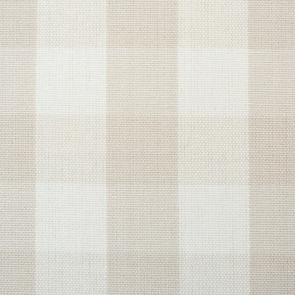 SCHUMACHER  REVISIT OF POPULAR PATTERNS ELTON COTTON CHECK PATTERN WOVENS PATTERN WOVENS NATURAL   - 63068