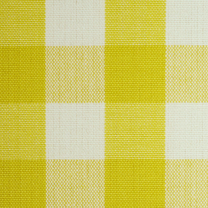 SCHUMACHER  SCANDINAVIAN MODERN ELTON COTTON CHECK PATTERN WOVENS PATTERN WOVENS YELLOW   - 63069