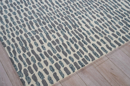 EXQUISITE RUGS   Ink Blot Indoor Hand Tufted    - 6310-4'X6'