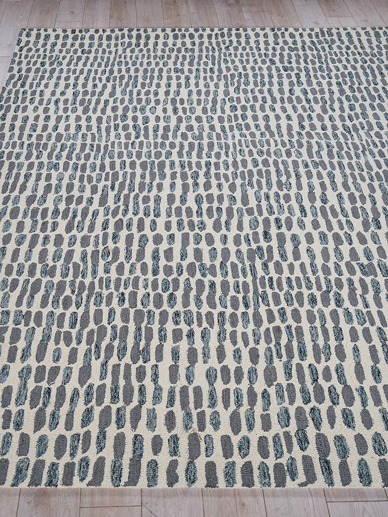 EXQUISITE RUGS   Ink Blot Indoor Hand Tufted    - 6310-2'X3'