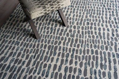 EXQUISITE RUGS   Ink Blot Indoor Hand Tufted    - 6310-2'X3'