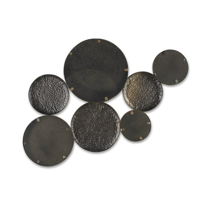 37" Gold Metal And Mirrored Glass Wall Decor Accent Mirror