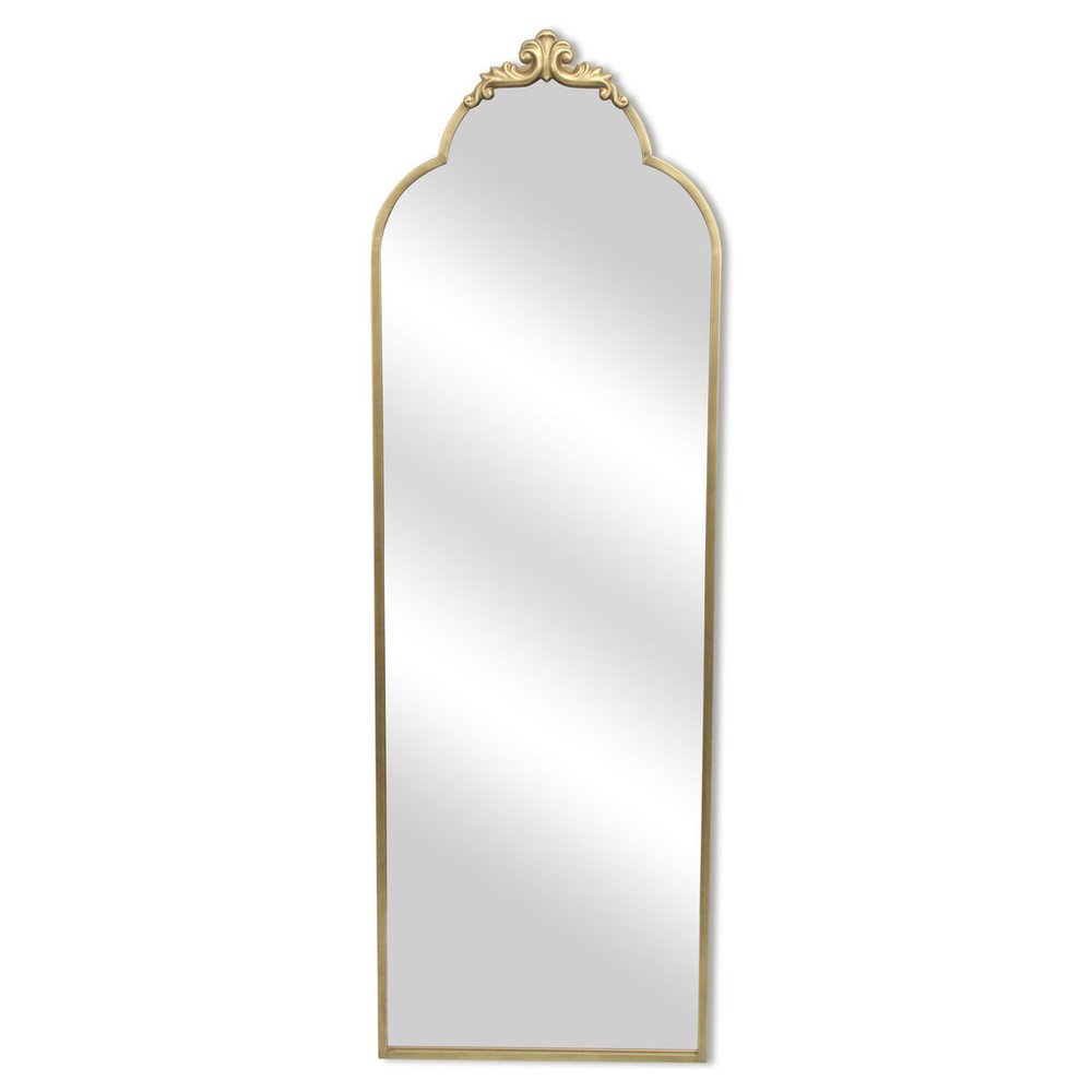 65" Gold Metal Arch Full Length Hanging Mirror