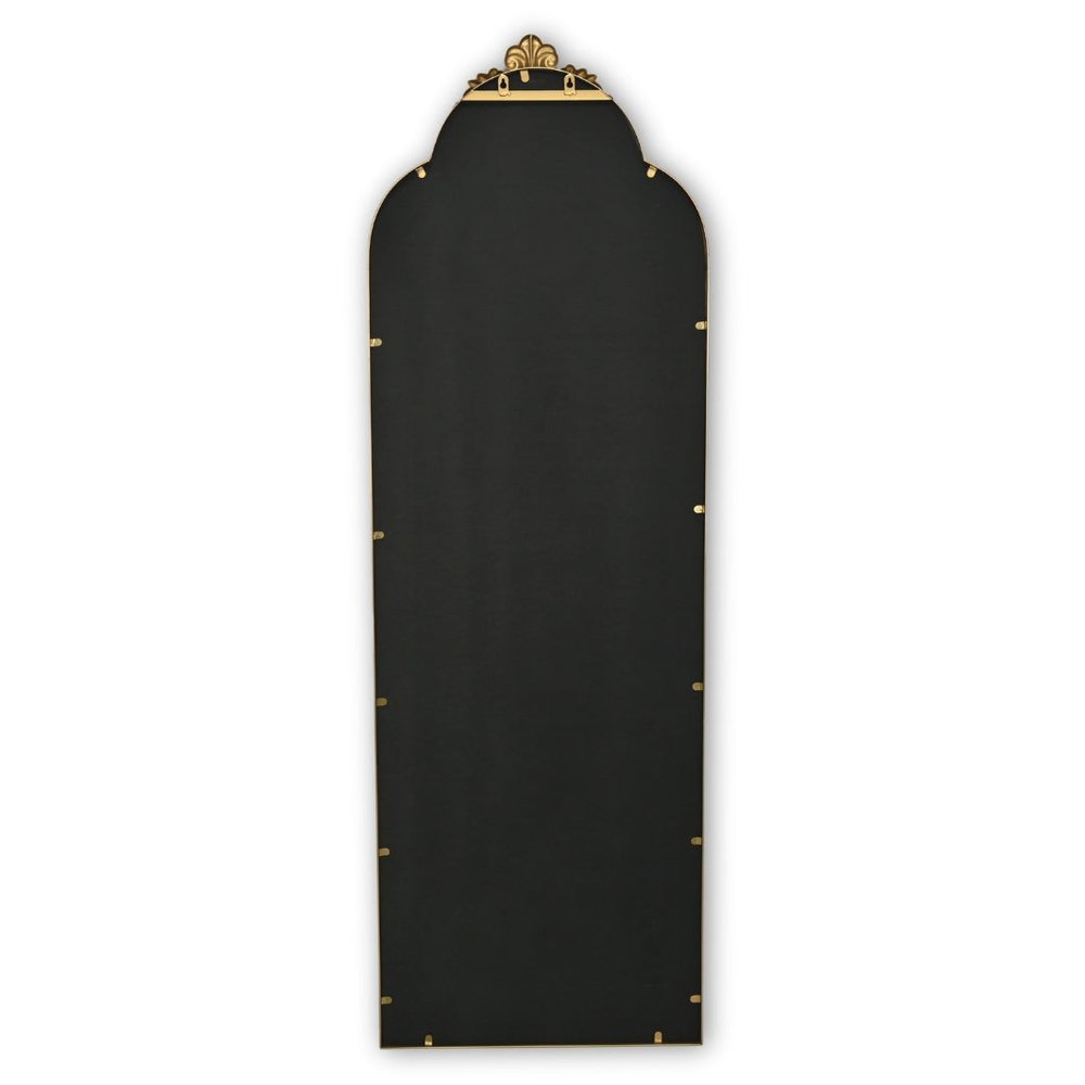 65" Gold Metal Arch Full Length Hanging Mirror