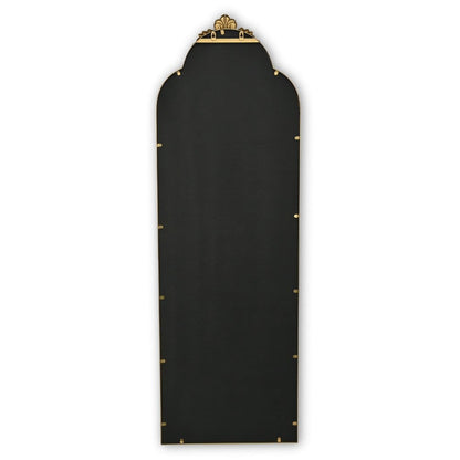 65" Gold Metal Arch Full Length Hanging Mirror
