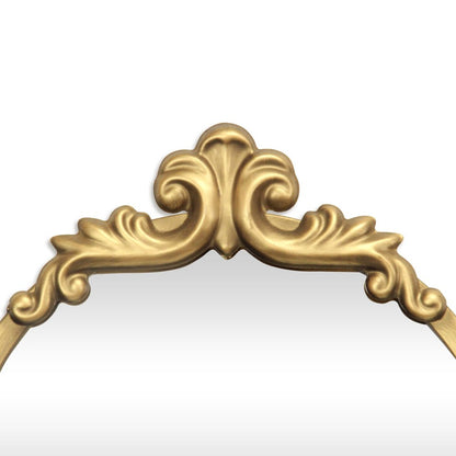 65" Gold Metal Arch Full Length Hanging Mirror