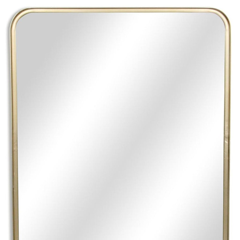 30" Gold Metal Accent Mirror
