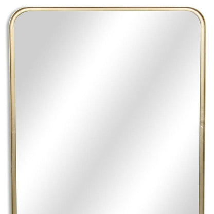 30" Gold Metal Accent Mirror