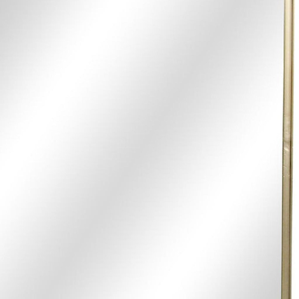 30" Gold Metal Accent Mirror