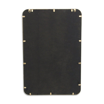 30" Gold Metal Accent Mirror