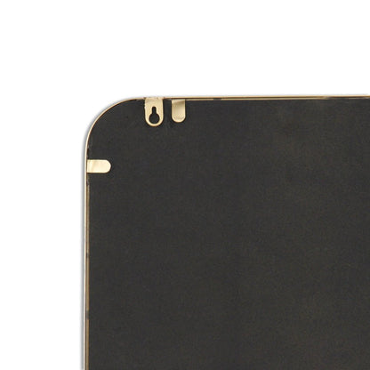 30" Gold Metal Accent Mirror