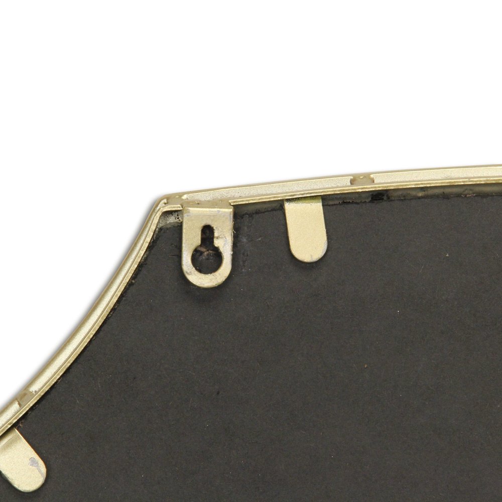 64" Gold Metal Beaded Arch Full Length Hanging Mirror