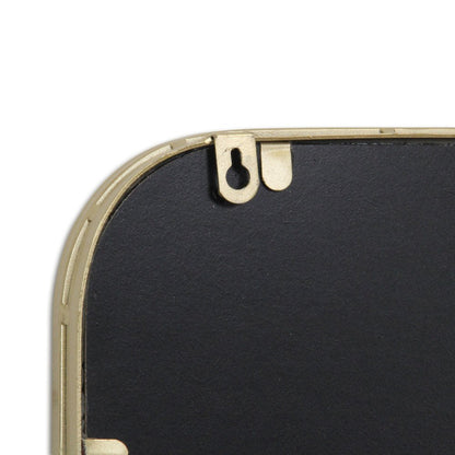 32" Gold Metal Beaded Accent Mirror