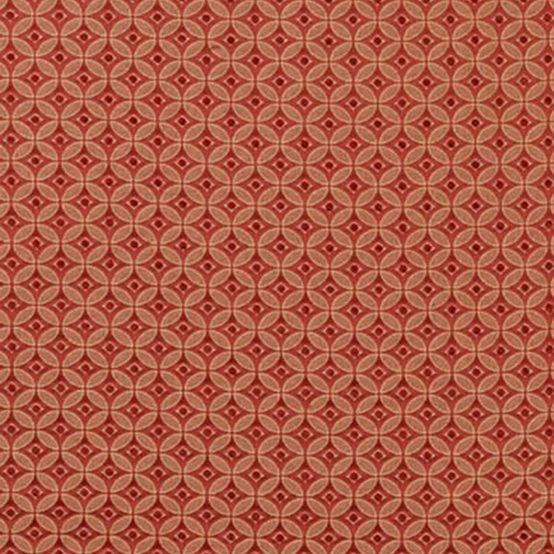 SCHUMACHER  CHROMA CARA WEAVE PATTERN WOVENS PATTERN WOVENS POPPY   - 63403