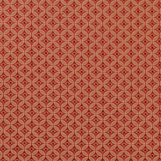 SCHUMACHER  CHROMA CARA WEAVE PATTERN WOVENS PATTERN WOVENS POPPY   - 63403